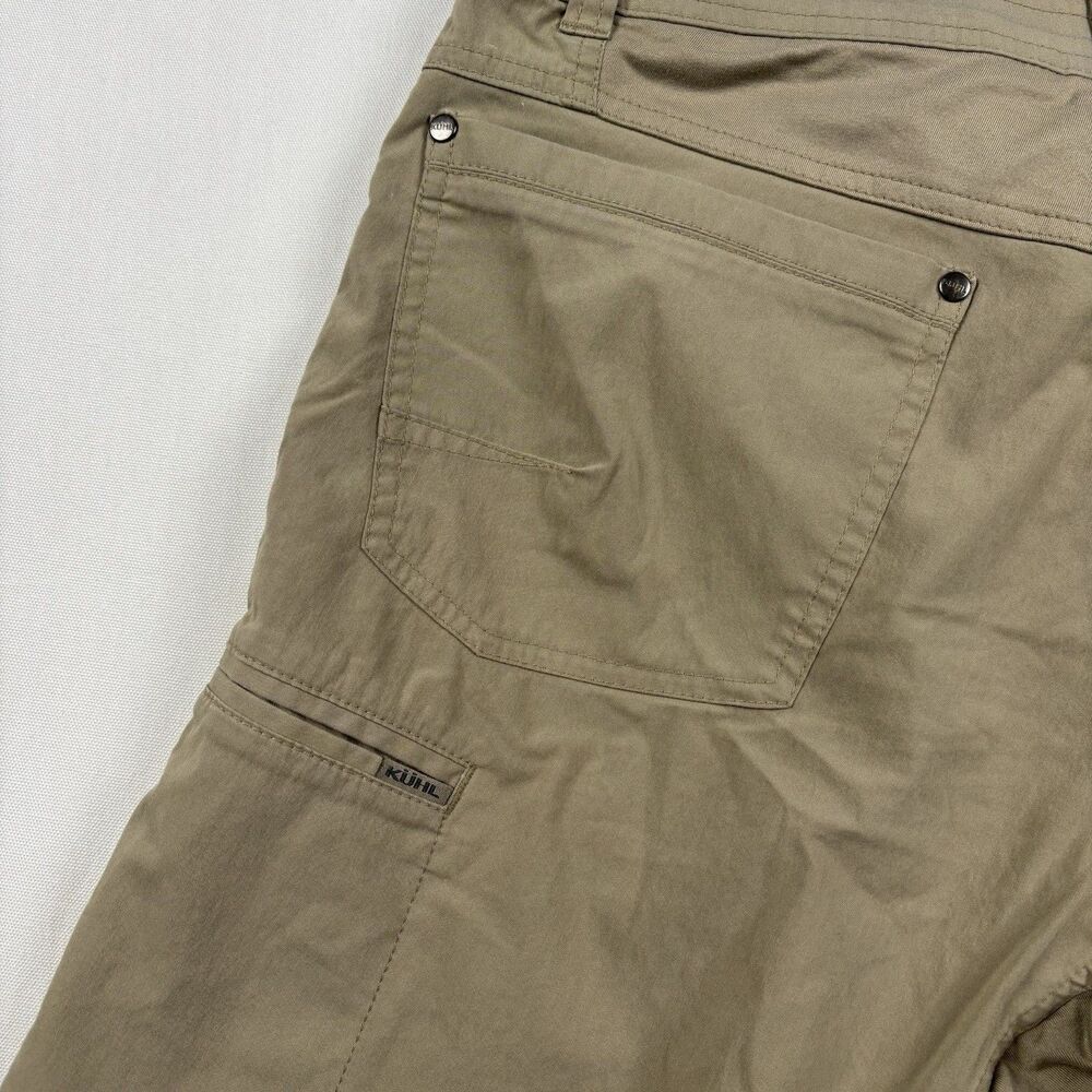 Kuhl Shorts Mens 32 Radikl Dark Khaki Hiking Outdoor Cargo 8" Inseam 5068S - Picture 7 of 12
